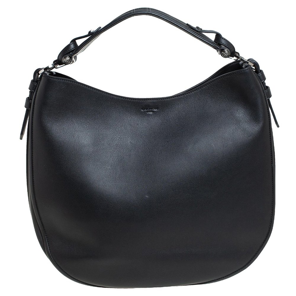 Givenchy Black Leather Medium Obsedia Hobo